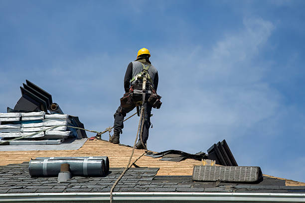 Professional Roofing technician working in Stanley, NC